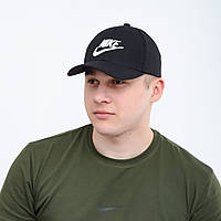 Бейсболка Nike вишивка (точки) чорний+б