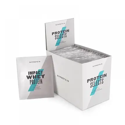 Набір пробників протеїну Myprotein Impact Whey Protein Select 20 шт. (Мікс смаків), фото 1