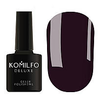 Гель-лак Komilfo Deluxe Series №D102 (черно-фиолетовый, эмаль), 8 мл