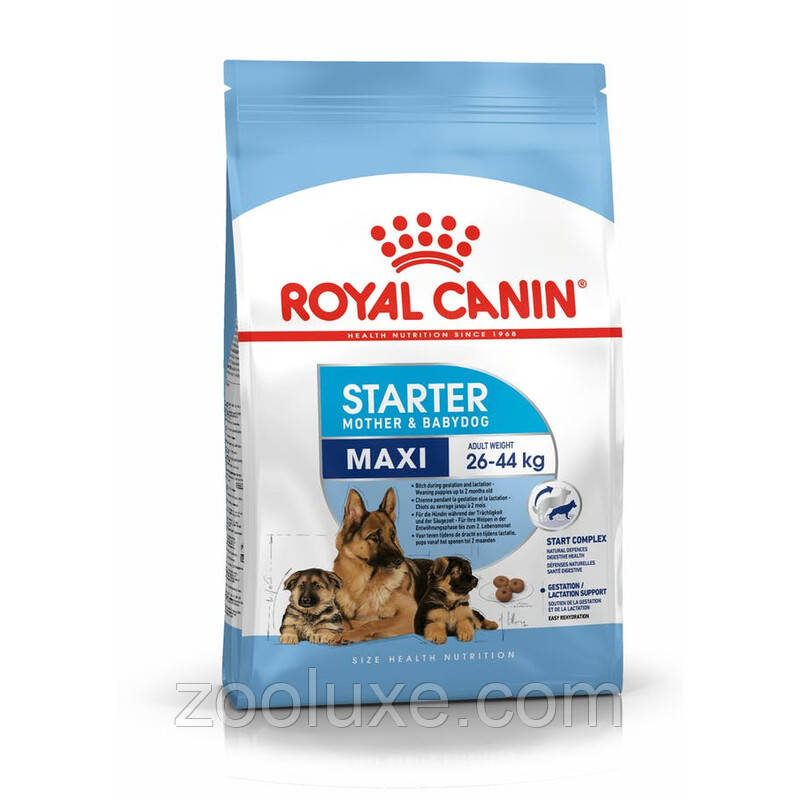 Royal Canin Maxi Starter Mother & Babydog 4 кг / Роял Канін Максі Стартер Мазер енд Бебідог 4 кг для цуценят
