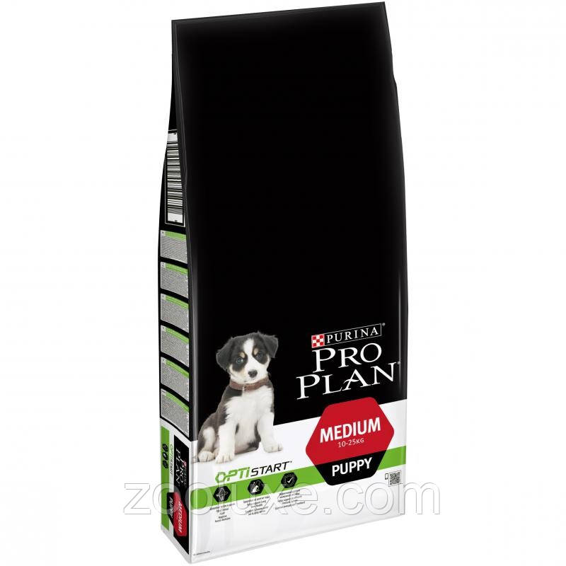 Purina Pro Plan Medium Puppy Chicken 12 кг / Пурина Про План Медіум Паппі Курка 12 кг — корм для цуценят