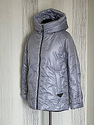 Модна куртка жіноча демісезонна стьобана розміри 48-56