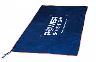 Рушник для фітнесу та спорту Power System PS-7005 Gym Towel (100*50см.) Темно-синій