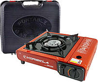 Портативна газова плита Vorskla ПМЗ 155С з п'єзопідпалом та перехідником під зовнішній балон