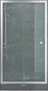 Душові двері SHOWART TITAN 180х160 см розсувні скло матове, фото 1