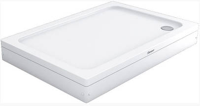 Душовий піддон Shower MODE SW-10611 100х80х15 см прямокутний акриловий, фото 3