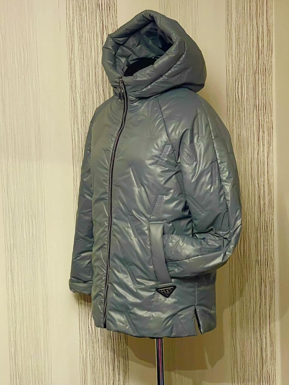 Стильна жіноча куртка демісезонна розміри 48-56
