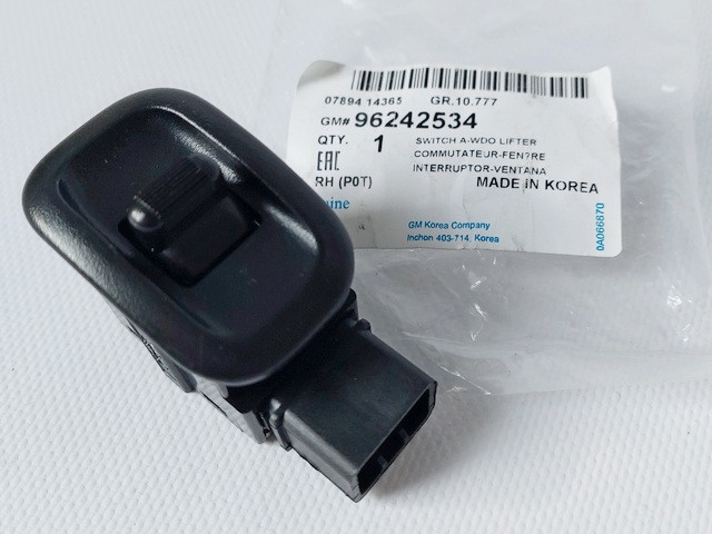 Купить Кнопка стеклоподъемников Ланос T-100 задняя правая 96242534 Код ...