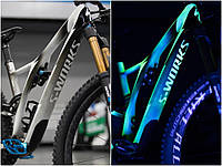Светящаяся Люминесцентная краска Altey Bike 0,75 кг / Светящийся велосипед Классический с голубым свечением
