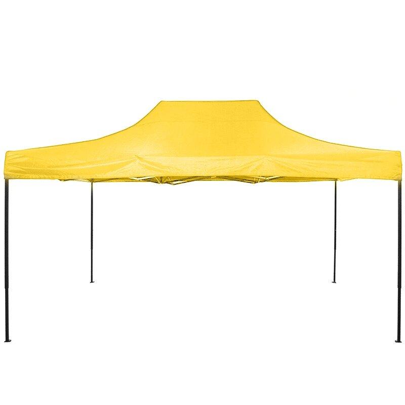 Розсувний Шатер 3*4.5 Жовтий (Чорний каркас), фото 1
