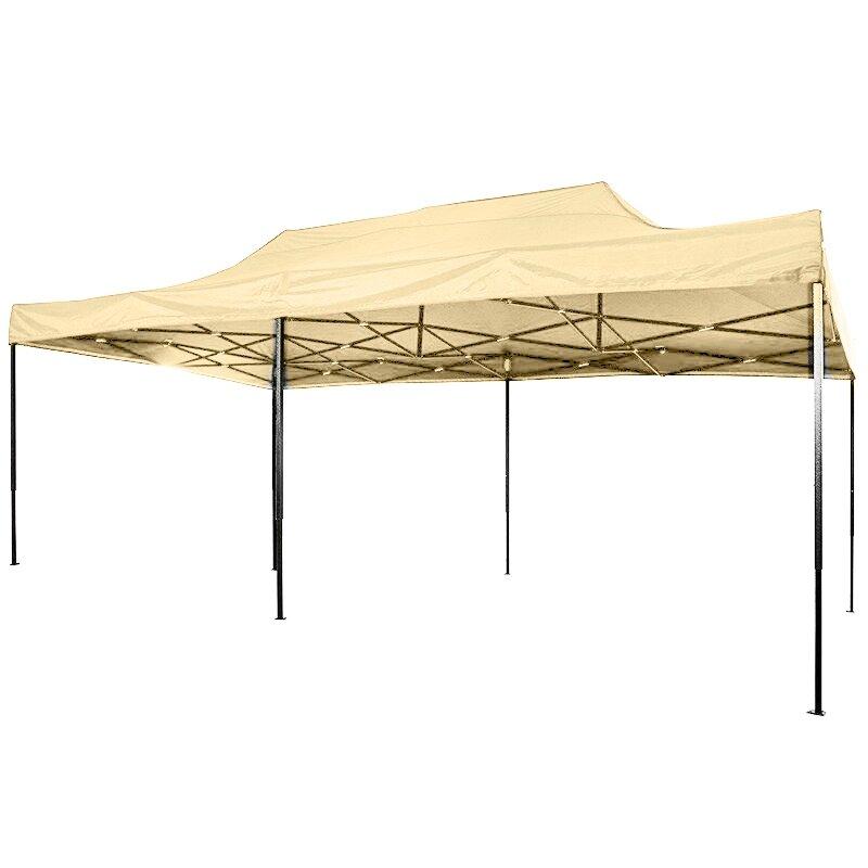 Розсувний Шатер 3*6 Бежевий (Чорний каркас), фото 1