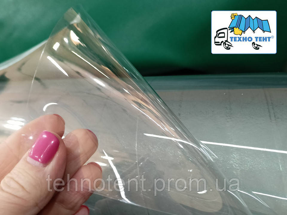 Плівка ПВХ прозора 0.5 мм, рулон 1.80 м, Корея