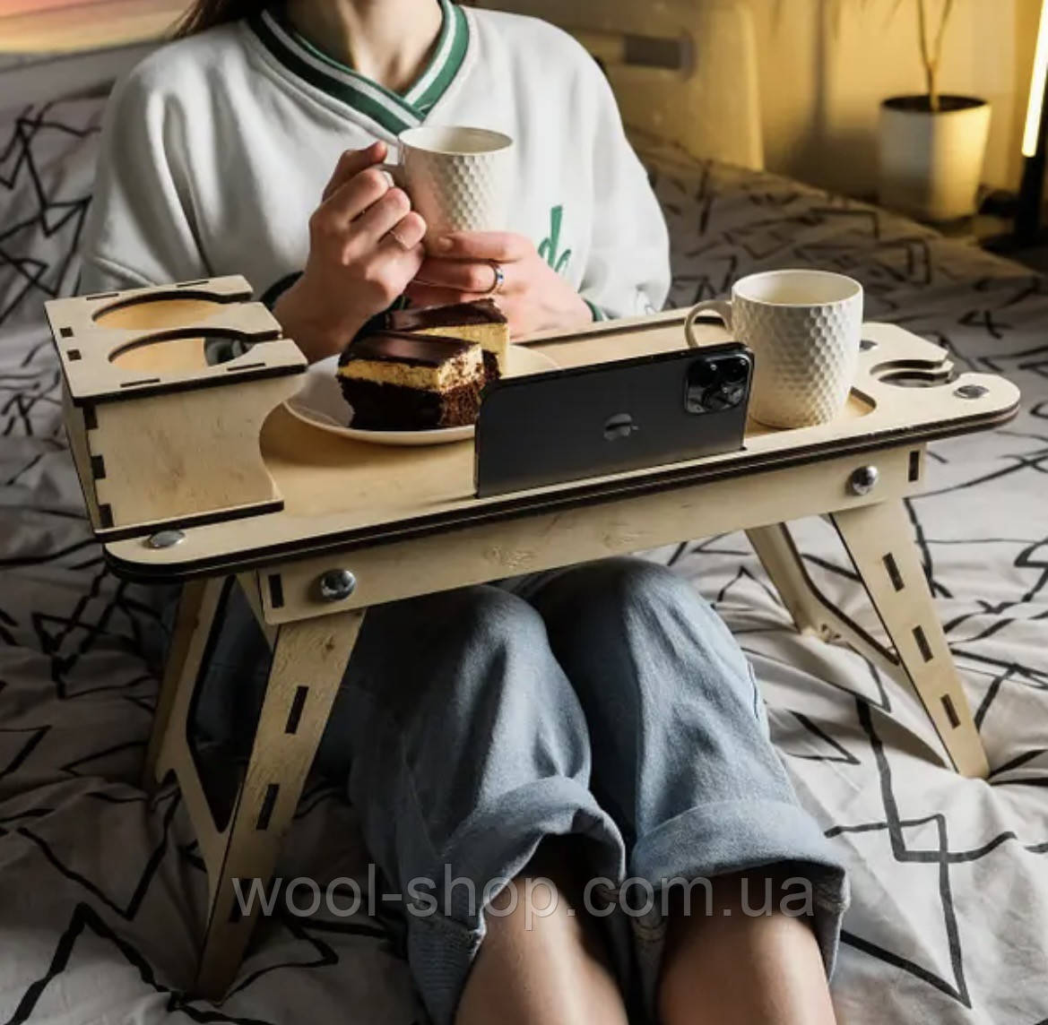 Столик Раскладной для Завтраков для Пикника 55х35х30см — Купить ...