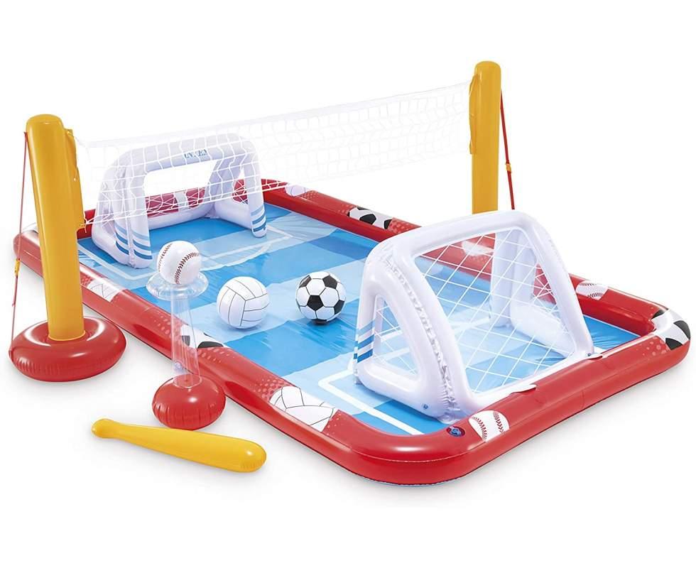 Дитячий надувний ігровий центр (Стадіон) Intex 57147 (325х267х102 см)