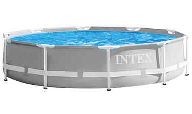 Басейн каркасний для дачі Intex 26700 на 4485 л Premium Літній басейн для всієї родини інтекс (305х76 см)