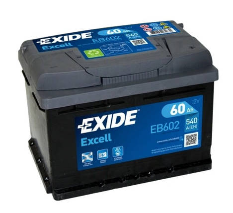 Exide EXCELL 60 Ah 540 En (0), фото 2