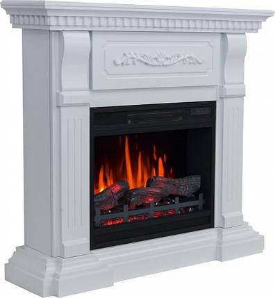 Підлоговий декоративний електрокамін обігрівач з порталом, камінокомплект Aflamo RIVIA + LED 60 3D 102 см, фото 2