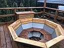Чан на дровах середній D=200 см, H= 90 см (4-6 чол.), фото 5