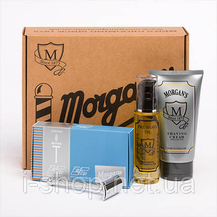Подарунковий набір для гоління Morgan's Shaving Gift Set, фото 1