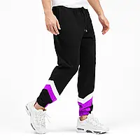 Мужские Штаны Puma Iconic Mcs Cuffed Track Pants In Black & Purple