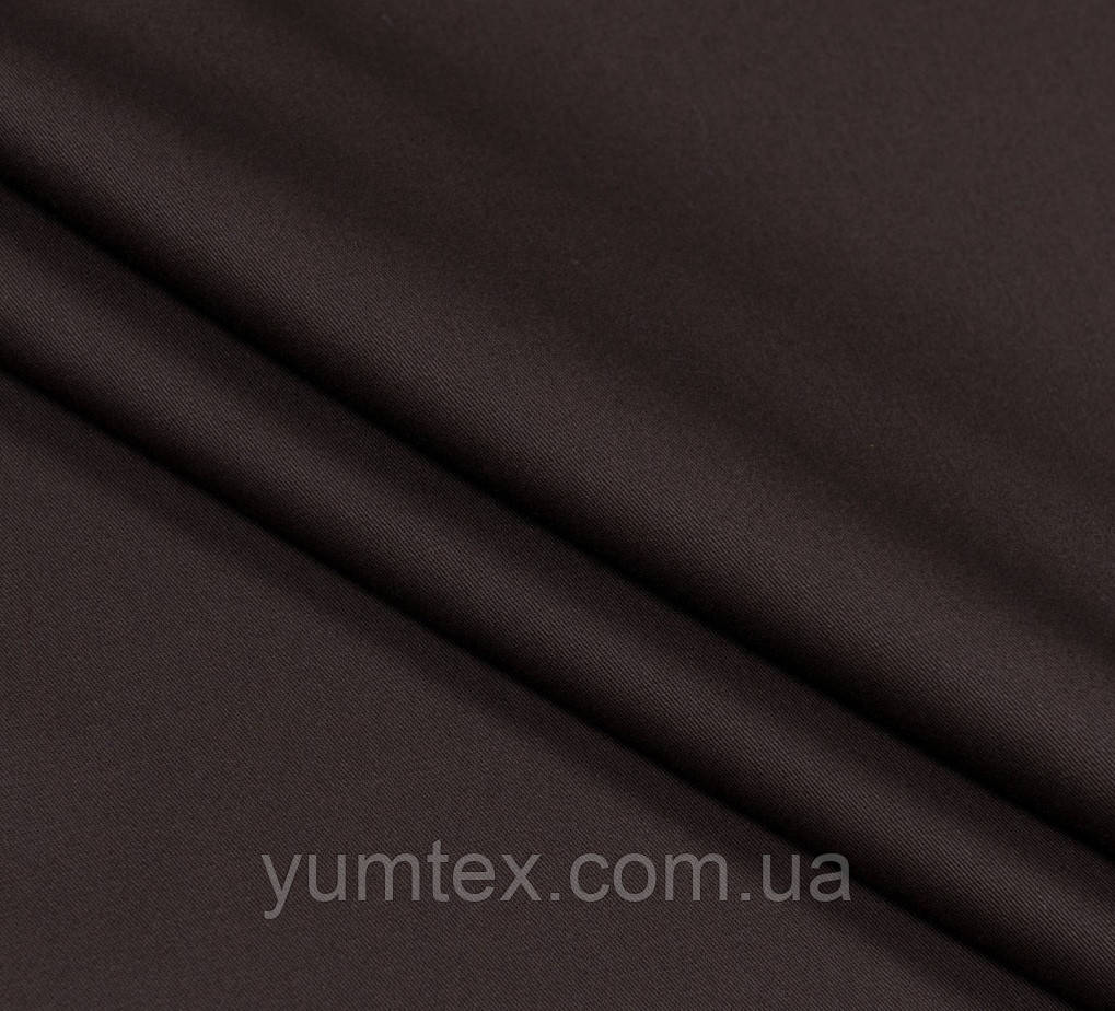 Медкоттон темно коричневий для медичного одягу, фото 1