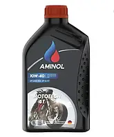 Масло моторное AMINOL Mototech 4T 10W40 полусинтетика 1л