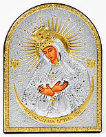 Остробрамская Икона Божией Матери 12х15,2см арочной формы без рамки на дереве (EP4-067XG/P)
