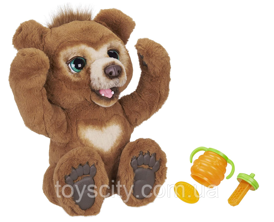 Furreal cubby the curious bear interactive plush toy deals