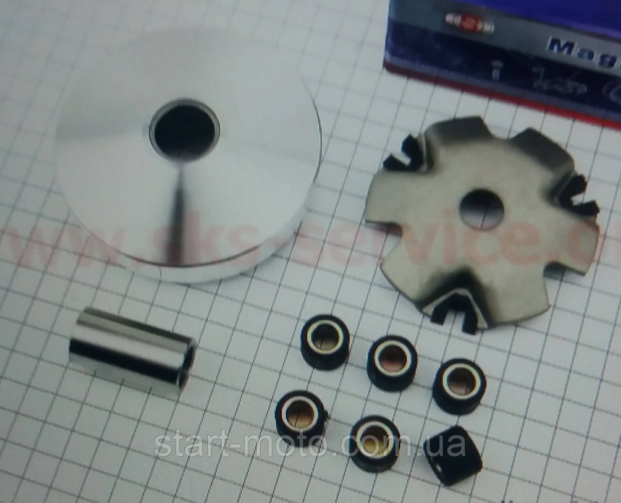 HONDA 50 LEAD AF48 DIO AF54/55/56 AF61/62 AF27/28 AF34/35 Варіатор передній 92 mm фірма SEE — Made in Taiwan