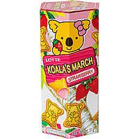 Печенье клубничное LOTTE Koala 37 г