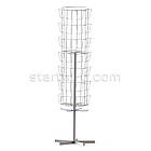 Вертушка листівна 8 граней, 56 кишень, з гачками, біла, фото 2