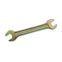 Ключ рожковый, 8х7 мм, желтый цинк, 14302