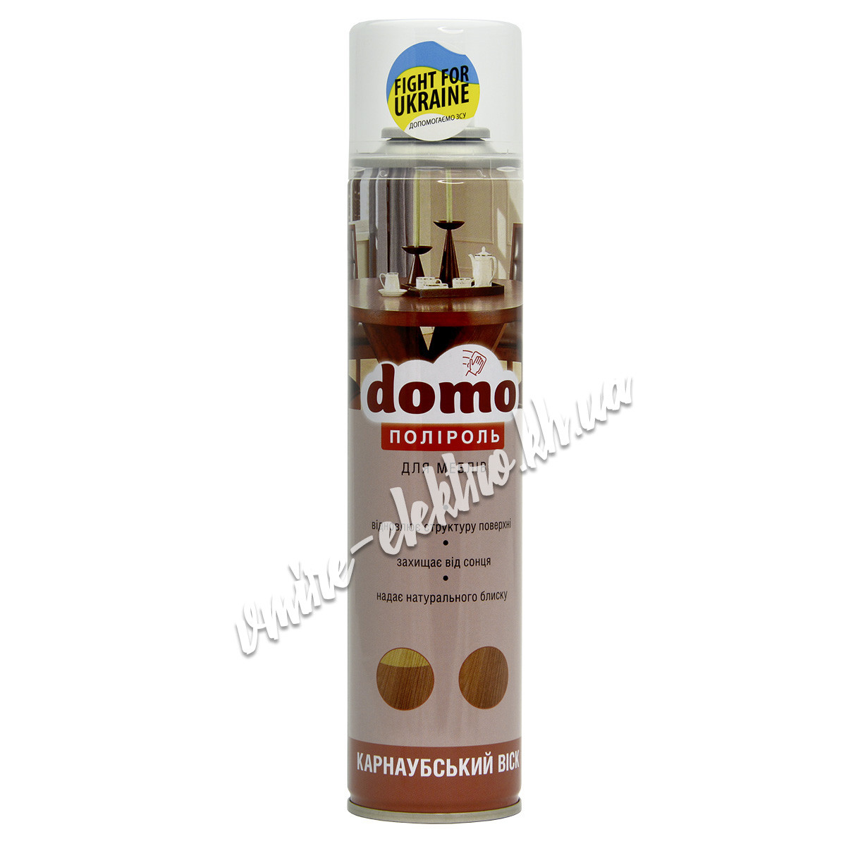 Поліроль для меблів карнаубський віск Domo 320 мл