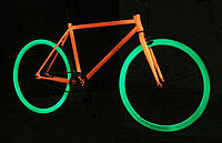Светящаяся люмінесцентна краска Altey Bike 1,5 кг / Светящийся велосипед Оранжевый с оранжевым свечением