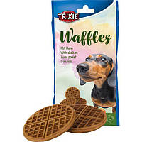 Вафли Waffles для собак Trixie (Трикси) 100 г (3 шт)