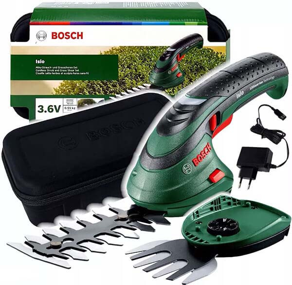 Акумуляторний кущоріз Bosch ISIO 3 (3.6 В, 1.5 А·год) (0600833108)