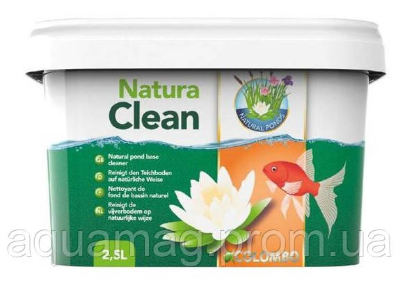 Біопрепарат Colombo Natura Clean 2500 мл для видалення донних відкладень, очищення дна від мулу, очищення води, фото 1