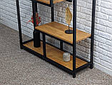 Loft стелаж в ресторан з натурального дерева №5, фото 7