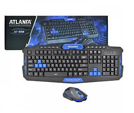 Бездротова ігрова клавіатура з мишкою Atlanfa AT-8100