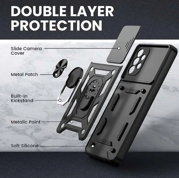 Ударостійкий чохол Camshield Serge Ring for Magnet для Samsung Galaxy A53 (SM-A536EZ) Ударостійкий чохол Camshield Serge Ring for Magnet для Samsung Galaxy A53 (SM-A536EZ)