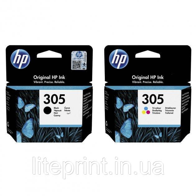 Комплект струменевих картриджів HP 305 Black/Color