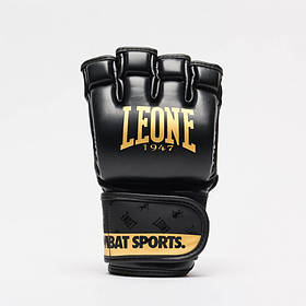 Перчатки MMA шкіряні Leone DNA Black L чорні