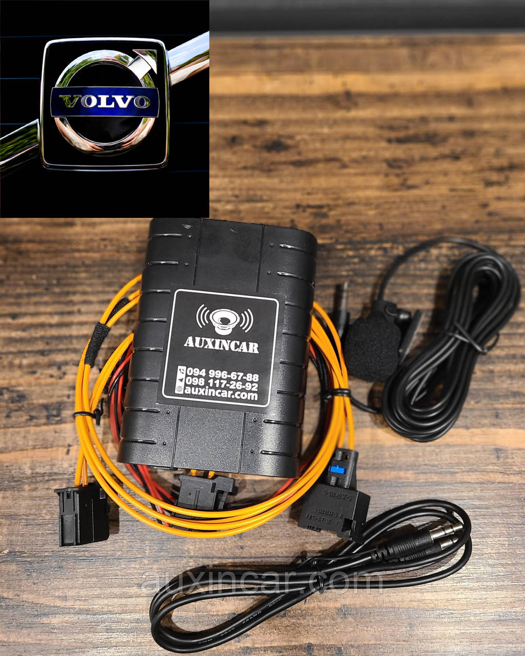 MP3 адаптер 12volt с usb/ aux/ bluetooth до Volvo C30/ C70/ V40/ V80/ XC90/ XC70/ V50
