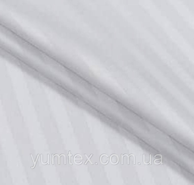 Сатин світло-сірий сірий перламутррайп сатин смуга 1 см