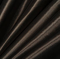 Тканина атлас щільний для суконь костюмів взуття банкетних фуршетних спідниць декору темно-коричнева