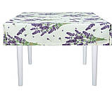 Скатертина тефлонова водовідштовхувальна бавовняна лаванда, фото 2
