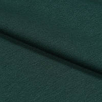 Тканина футер тринитка з начосом для костюмів спортивного одягу футболок спідниць суконь темно-зелена