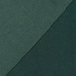 Тканина футер тринитка з начосом для костюмів спортивного одягу футболок спідниць суконь темно-зелена, фото 3