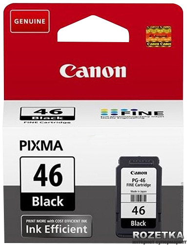 Оригінальний картридж Canon PG-46 Black (чорний)