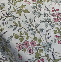 Ткань тефлоновая хлопковая для штор римских штор скатерти мелкие цветы